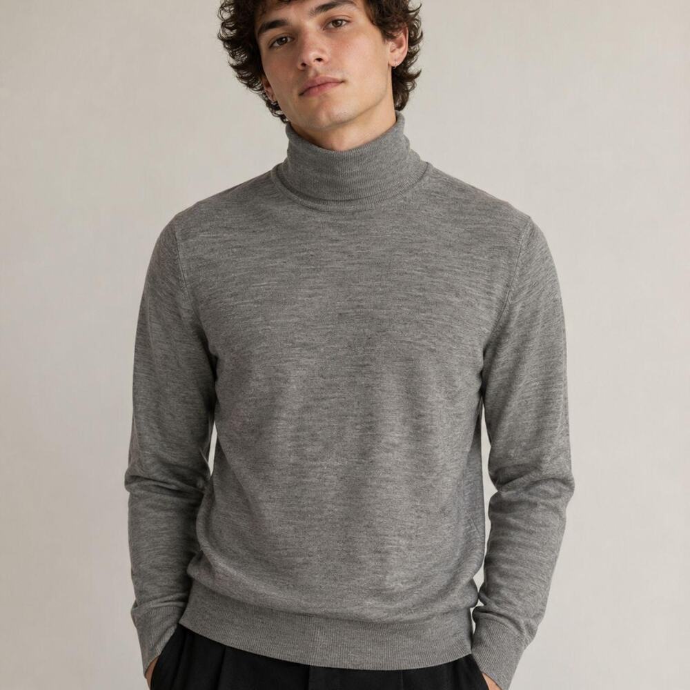 Uniqlo merino wool turtleneck